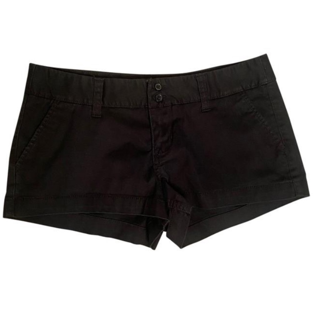 Double Button Cotton Shorts